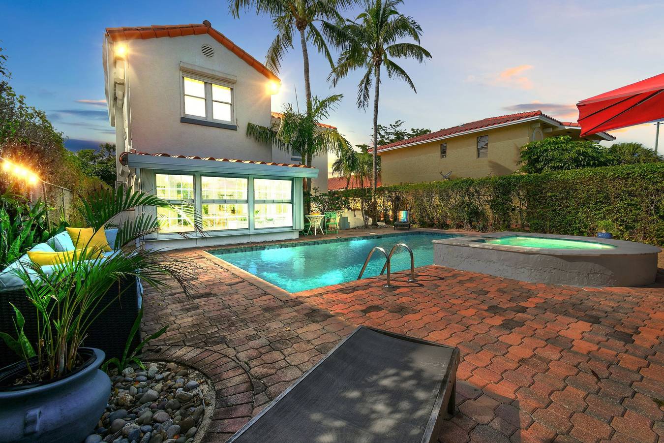 4br Mediterranean Villa with Heated Pool/Spa in Lake Park, Palm Beach County