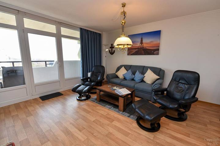 Ferienwohnung für 2 Personen, mit Balkon und Sauna in Duhnen - 2