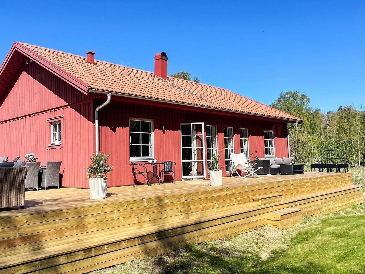 Hus för 6 Personer, med bastu och terass, barnvänlig