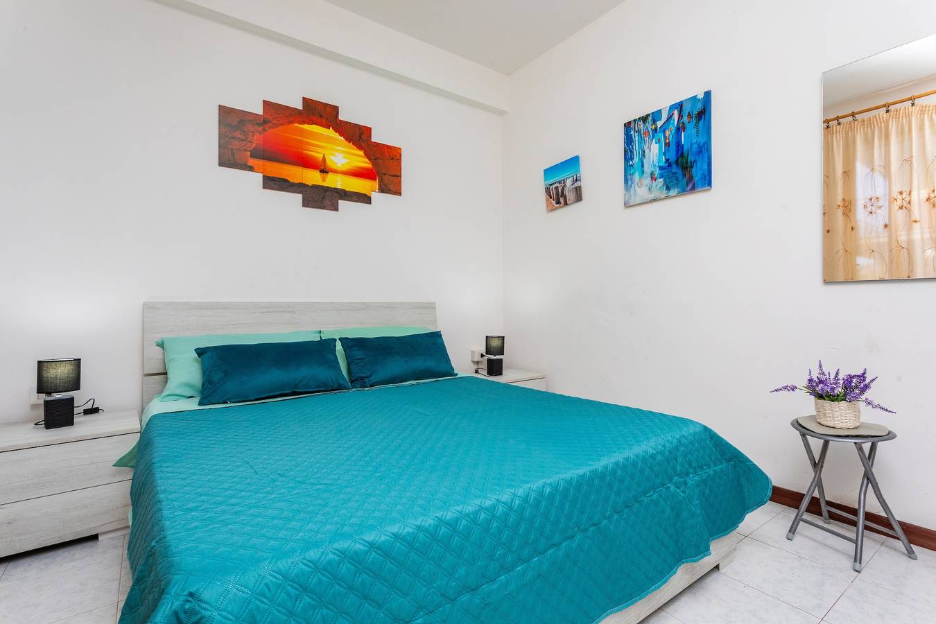 Ganze Wohnung, Ferienwohnung 'Casa Ginevra' mit Bergblick, Wi-Fi und Klimaanlage in Fondachello, Catania Provinz