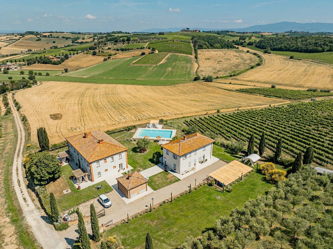 Ganze Wohnung, Ferienwohnung "Lilla" mit Gemeinschaftspool, Gemeinschaftsgarten und Wlan in Montepulciano, Siena Provinz