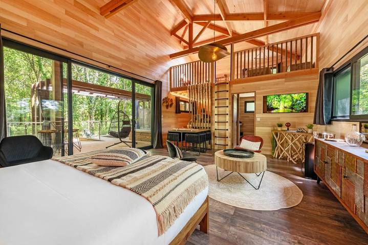 Hôtel pour 4 personnes, avec jacuzzi et jardin