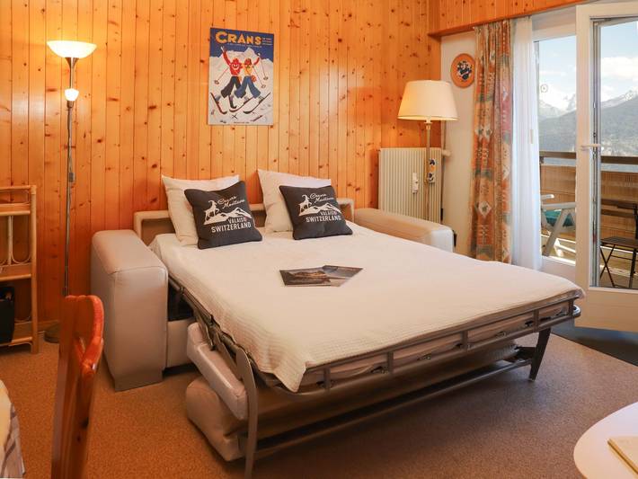 Gîte pour 5 personnes, avec balcon et vue à Randogne - 4