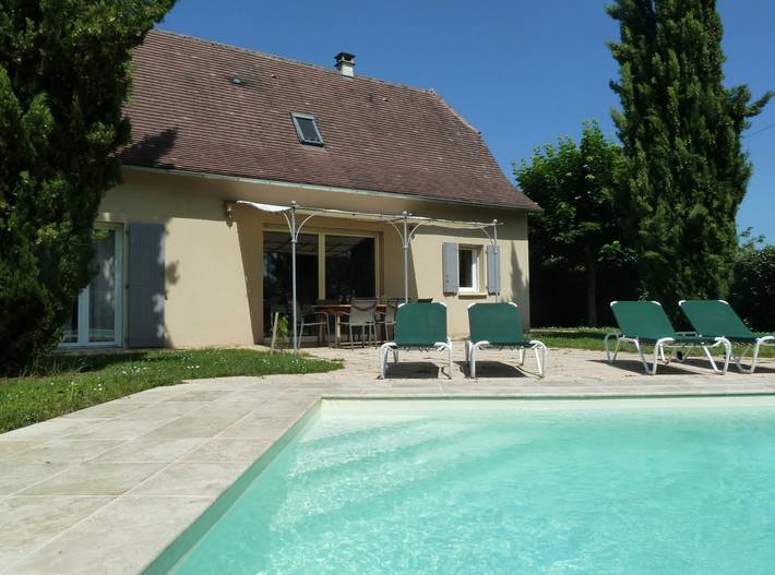 Gîte pour 7 personnes, avec jardin ainsi que terrasse et piscine dans Vallée de la Dordogne - 3