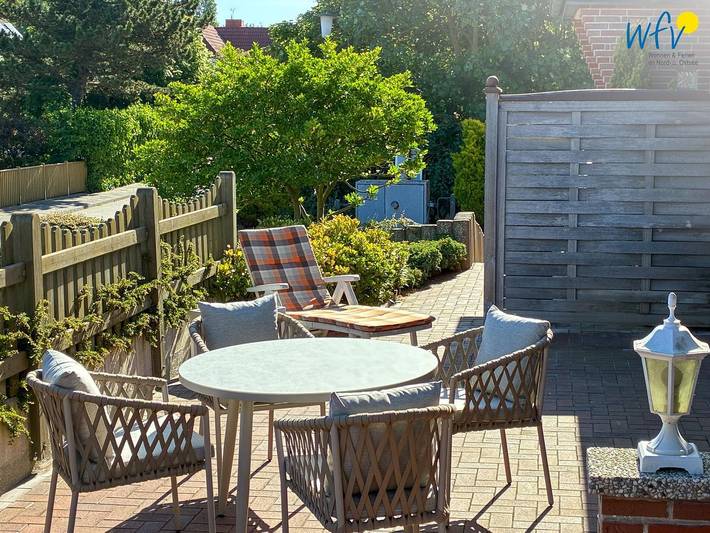 Ferienwohnung für 4 Personen, mit Terrasse auf Borkum