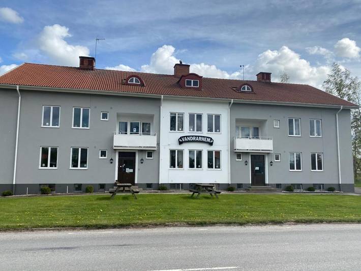 Hostel für 2 Personen, mit Garten und Sauna sowie Terrasse und Ausblick, mit Haustier in Tibro