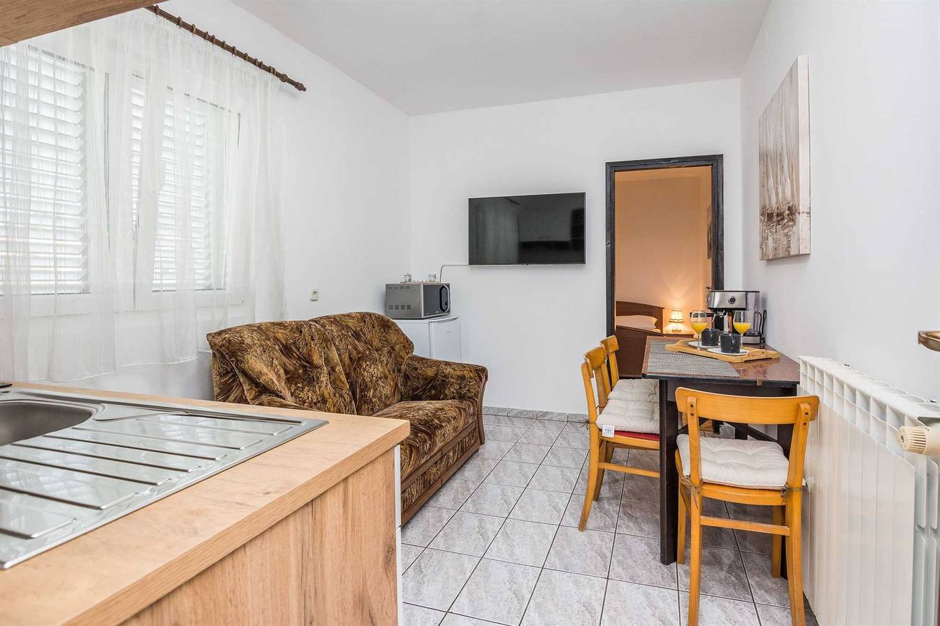 Cały apartament, Apartament wakacyjny dla 2 osób z balkon in Privlaka, Zadar
