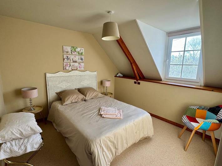 Chambre d’hôte pour 2 personnes, avec vue et jardin