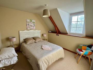 Chambre d’hôte pour 2 personnes, avec vue et jardin à Neuville-au-Plain