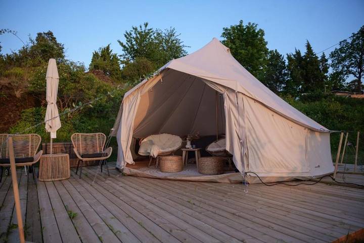 Camping voor 2 personen, met uitzicht in Noorwegen