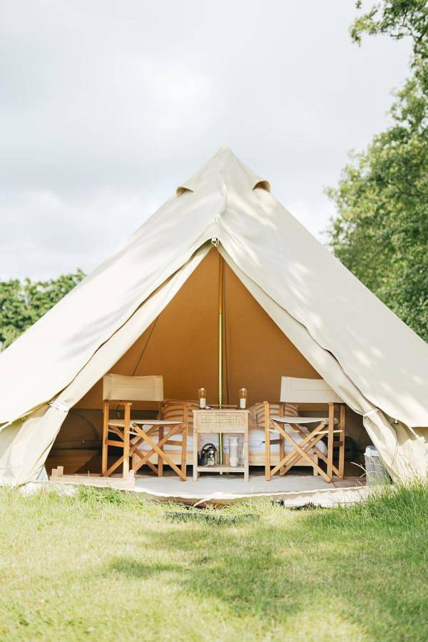 Zelt für 2 Personen, mit Terrasse und Garten sowie Sauna und Ausblick in De Waal - 2