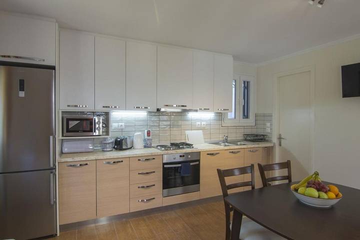 Appartement de vacances pour 3 personnes, avec jardin