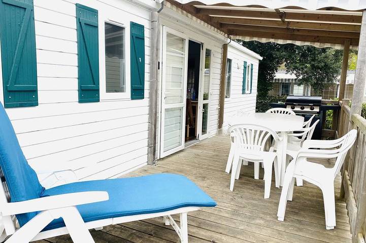 Camping pour 8 personnes, avec Terrasse et Jardin