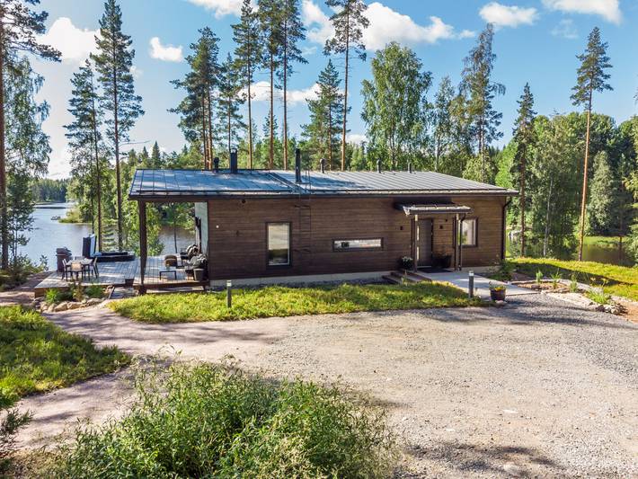 Ferienhaus für 8 Personen, mit Terrasse und Sauna sowie Seeblick - 1