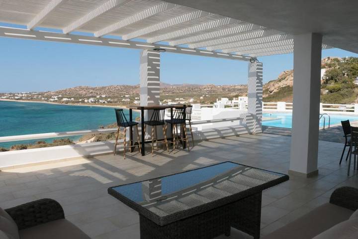 Villa pour 3 personnes, avec vue ainsi que jardin et piscine dans Naxos - 4