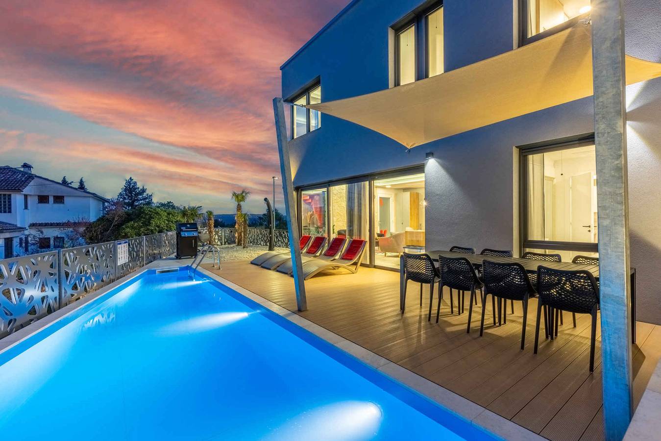 Villa modern eingerichtet mit Swimmingpool in Crikvenica, Primorje-Gorski Kotar