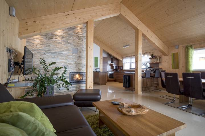 Chalet für 12 Personen, mit Balkon und Whirlpool sowie Sauna an der Turracher Höhe