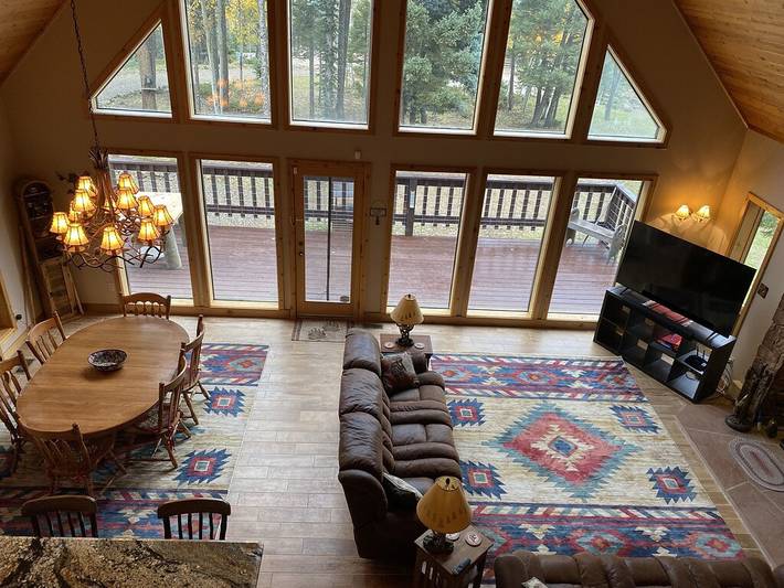 Vacation rental for 12 people, with pool and balcony, with pets in Angel Fire