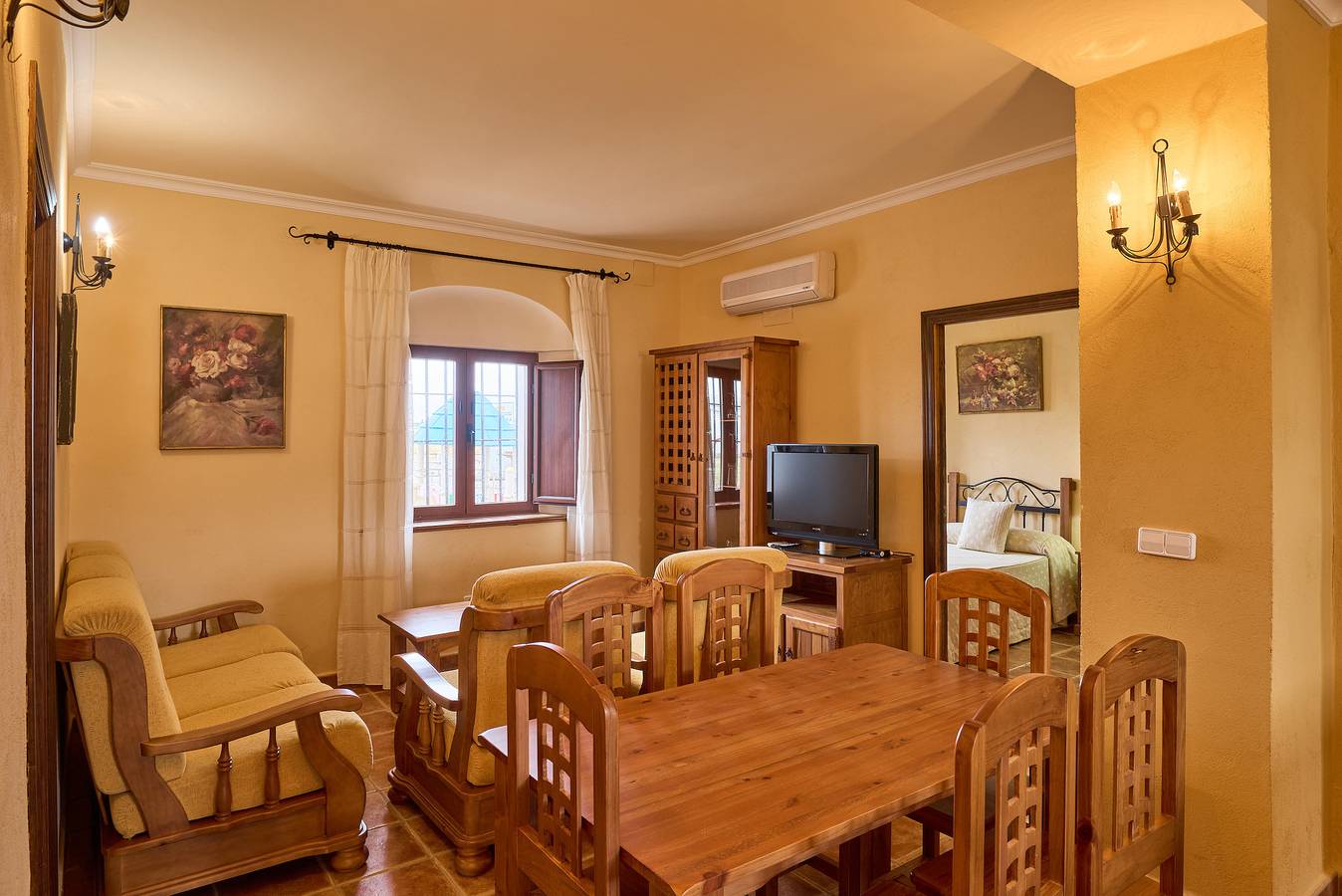 Appartement entier, Appartement 'Jazmin' avec balcon, Wi-Fi et climatisation in Valsequillo, Province de Córdoba