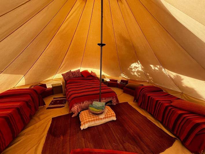 Glamping per 4 persone, con Terrazza e Giardino nonché Panorama in Sud Sardegna