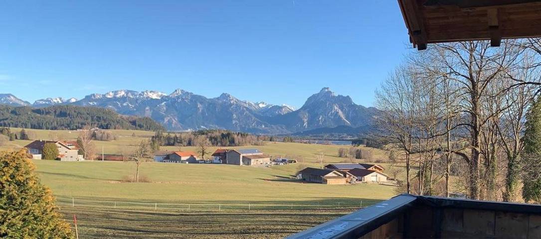 Ferienwohnung für 4 Personen, mit Balkon und Terrasse sowie Garten in Hopferau - 3