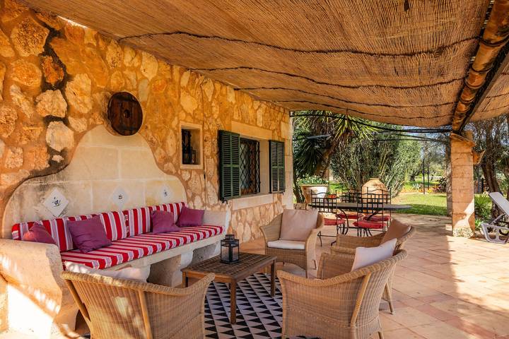 Finca für Gruppen für 12 Personen, mit Balkon und Garten in Es Trenc - 4