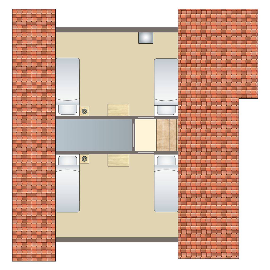 Bungalow pour 6 personnes avec balcon/terrasse in Drenthe