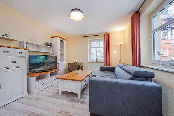 Ferienwohnung für 4 Personen, mit Sauna und Garten in Heringsdorf