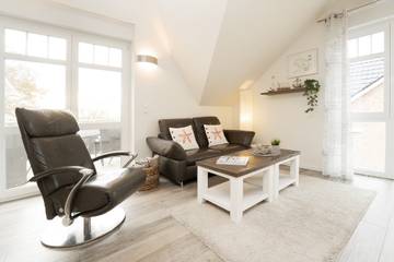 Ferienwohnung für 2 Personen, mit Ausblick und Balkon auf Fehmarn