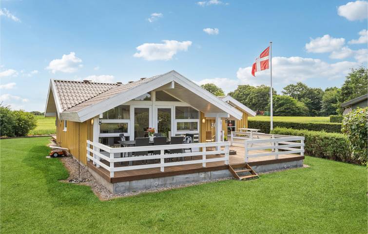 Ferienhaus für 6 Personen, mit Terrasse und Garten in Hvalpsund - 2