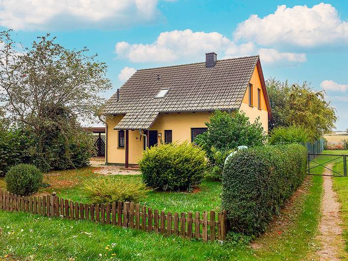 Ferienhaus mit Meerblick für 7 Personen, mit Garten und Terrasse im Stettiner Haff