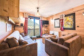 Chalet pour 10 personnes, avec balcon dans Valfréjus