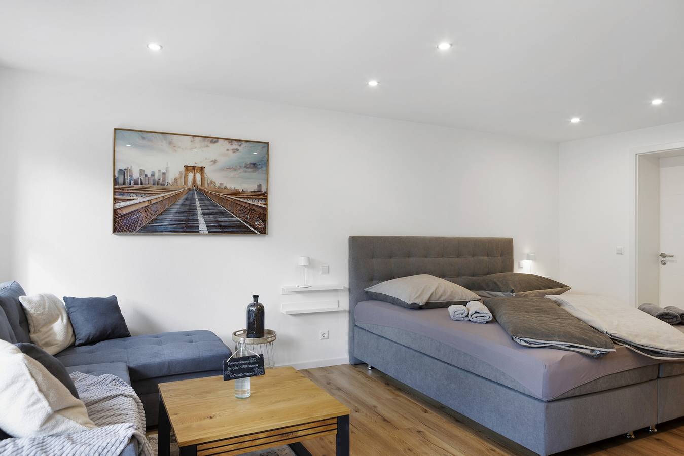 Ganzes Studio, Einzimmerapartment 'Ferienwohnung 1 Coburg-Creidlitz' mit privater Terrasse in Coburg, Oberes Maintal - Coburger Land