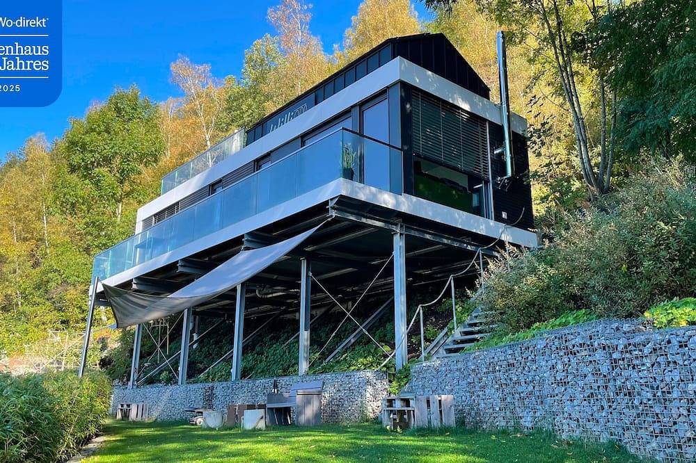 Außergewöhnliches Ferienhaus in Hanglage, zentral gelegen in Willingen, die Mittelgebirge