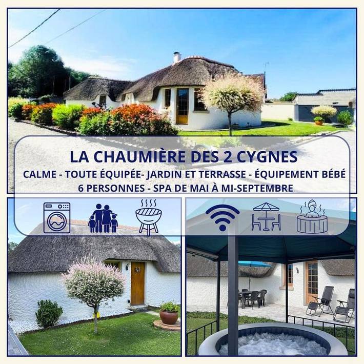 Casa de vacaciones para 6 personas, con jacuzzi y jardín, Se admiten mascotas - 1