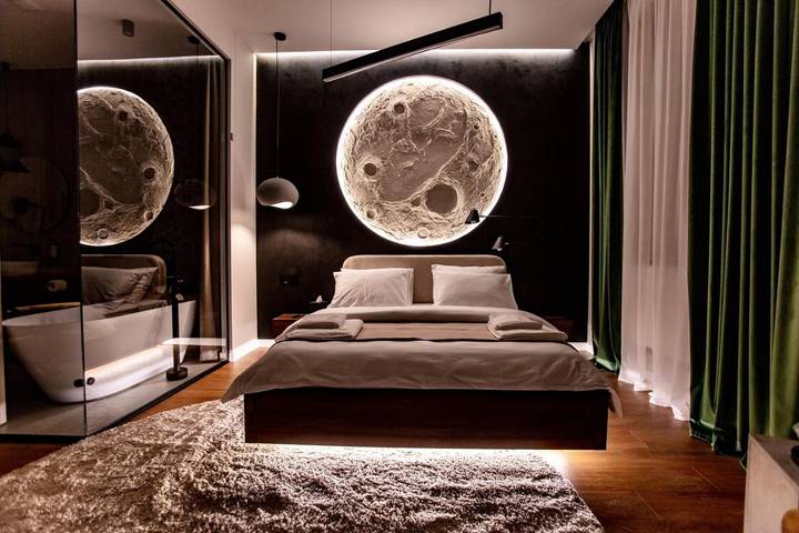 Hotel dla 2 osób, z taras i ogród w Sybin