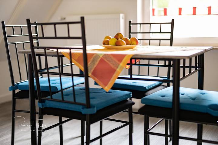 Appartement entier, Appartement 'Ferienwohnung Kleiber' avec terrasse partagée, jardin partagé et Wi-Fi in Schotten, Région de Vogelsberg