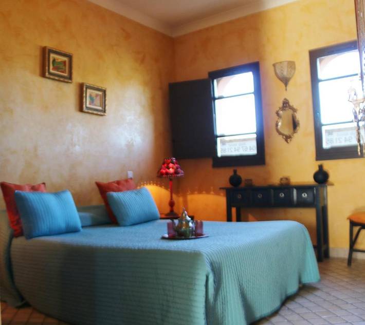 Riad pour 2 personnes, avec terrasse ainsi que piscine et jacuzzi