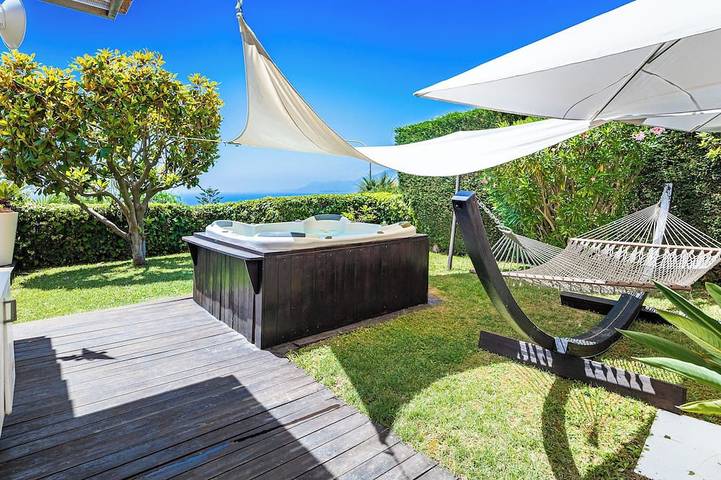 Maison de vacances pour 5 personnes, avec jacuzzi ainsi que jardin et terrasse