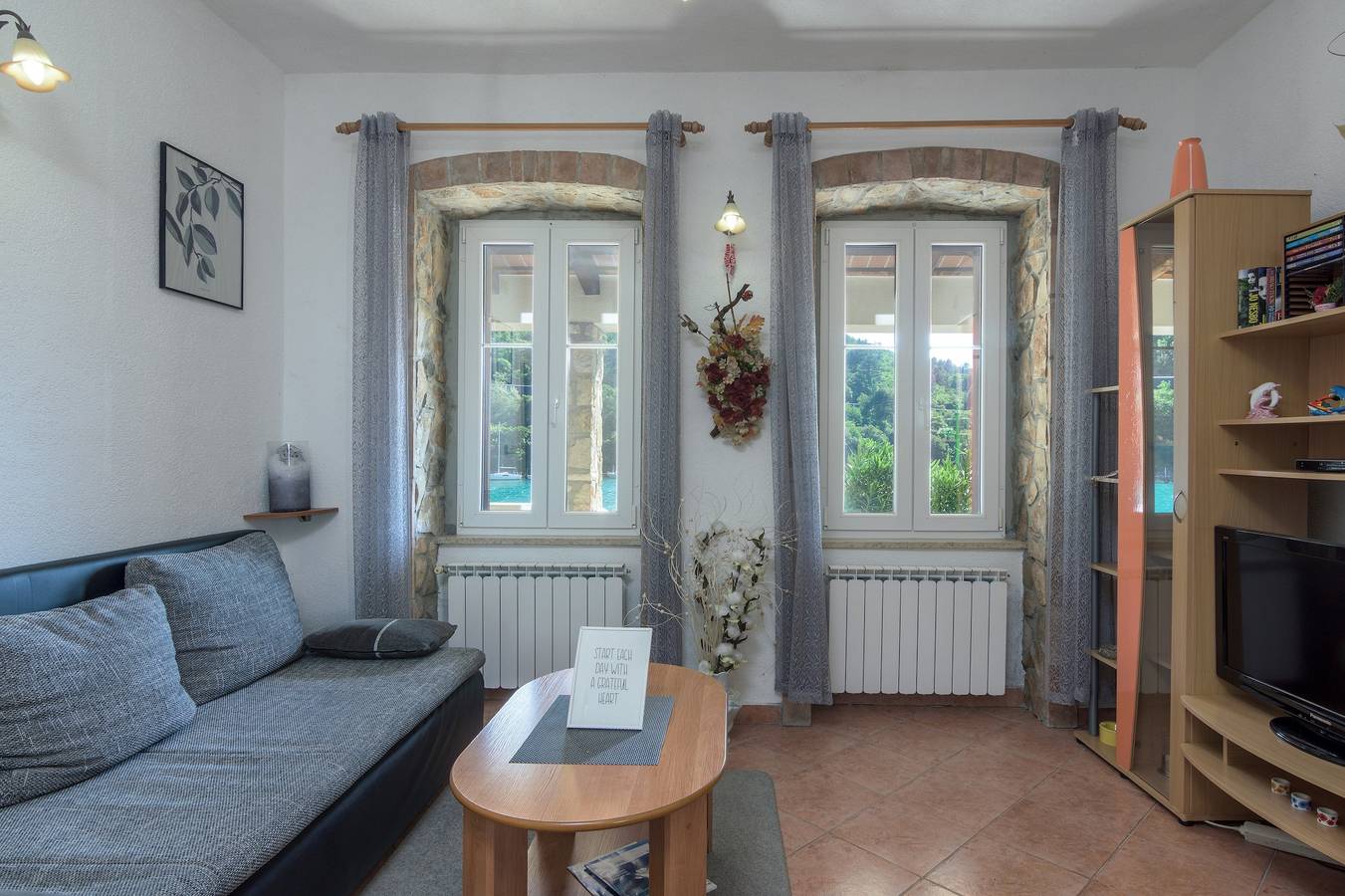 2-Zimmer-Haus mit Terrasse und Meerblick Plomin Luka, Labin K-7466 in Plomin, Ostküste Istrien