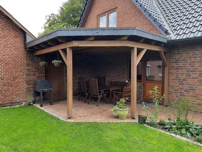 Ferienhaus für 7 Personen, mit Terrasse und Garten