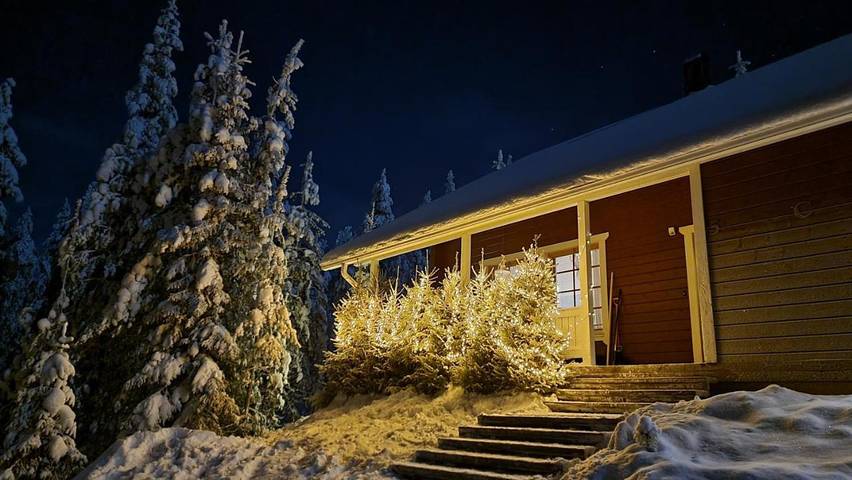 Chalet pour 7 personnes, avec vue ainsi que sauna et jardin, animaux acceptés à Rovaniemi - 2