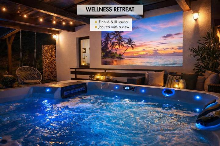 Ferienhaus für 8 Personen, mit Garten und Sauna sowie Pool und Ausblick, mit Haustier in Slowenien