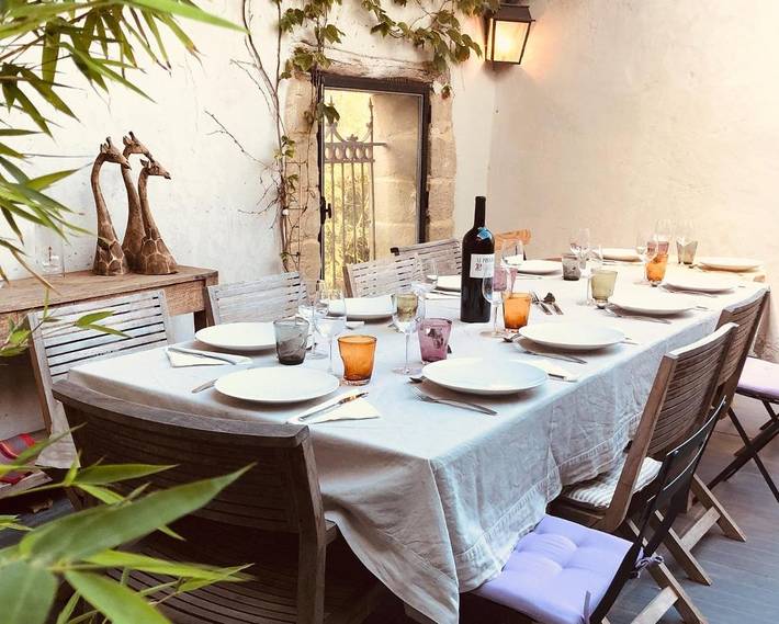 Location de vacances pour 3 personnes, avec Terrasse et Jardin ainsi que Piscine et Vue à La Bastide-d'Engras - 4