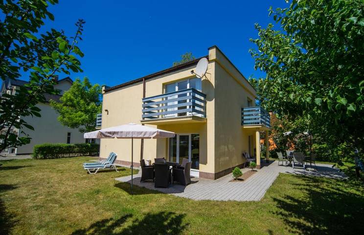 Ferienhaus für 5 Personen, mit Ausblick und Garten, mit Haustier