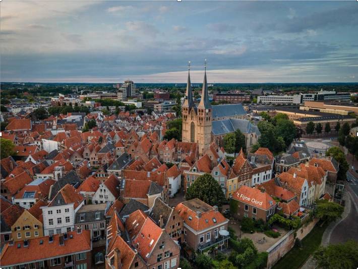 Ferienwohnung für 4 Personen, mit Terrasse und Garten sowie Ausblick in Deventer