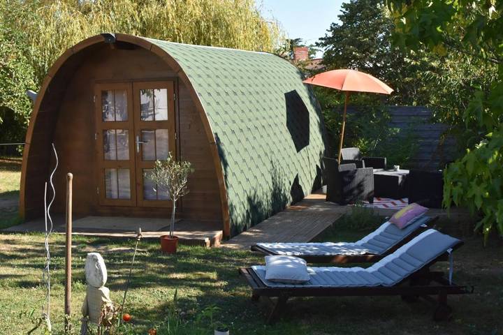 Location de vacances pour 4 personnes, avec jardin ainsi que vue et terrasse à Frossay - 4