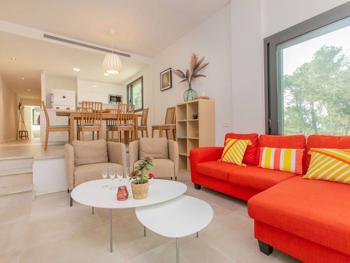 Location de vacances pour 7 personnes, avec terrasse ainsi que vue et jardin à Llafranc - 3