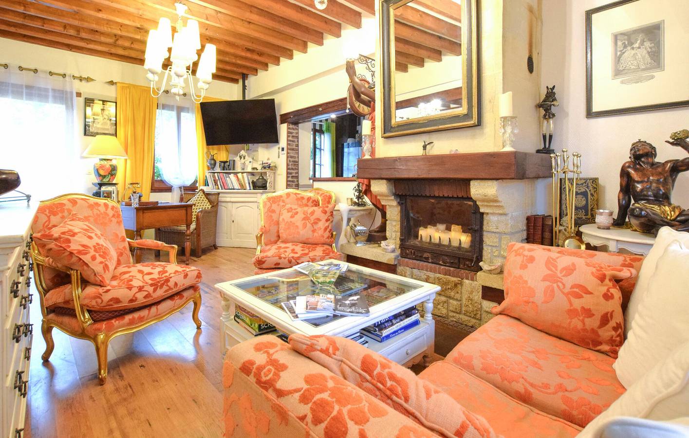 Gemütliches Apartment mit Pool, Garten & WiFi, 2km zum Strand in Deauville, Lisieux und Umgebung