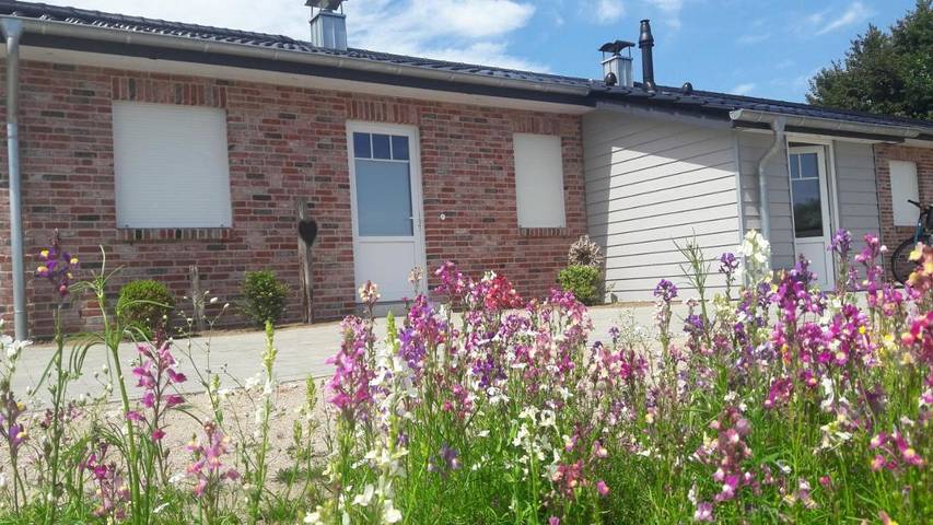 Ferienwohnung für 5 Personen, mit Terrasse und Garten sowie Sauna und Ausblick in Nübbel - 2